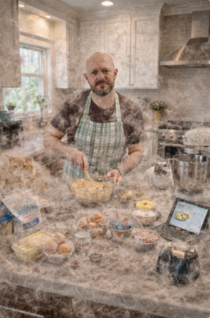Baking with my sweethearts!