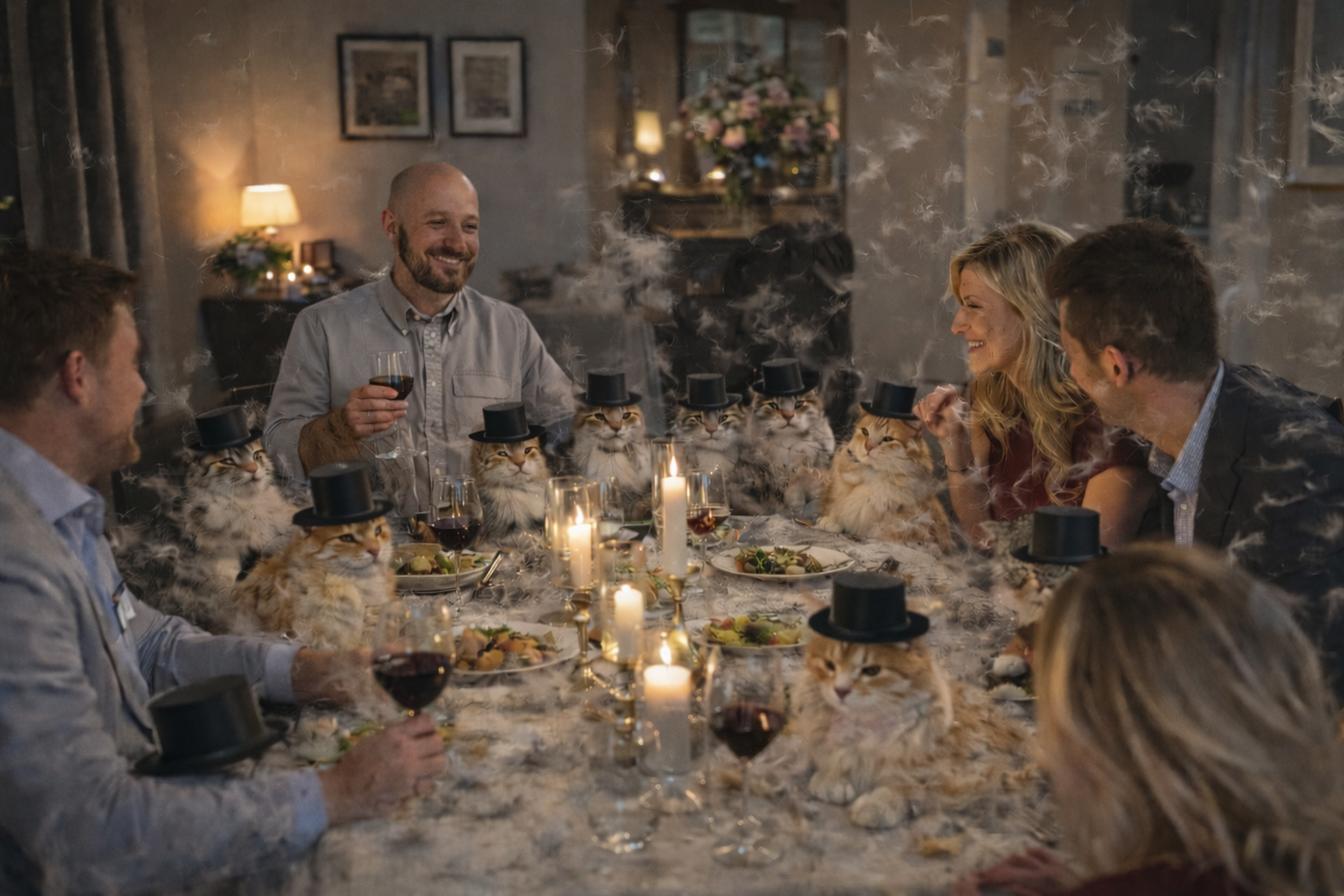 Had a great dinner party last weekend with friends!