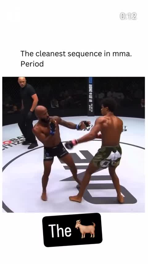 Cleanest sequence in MMA history