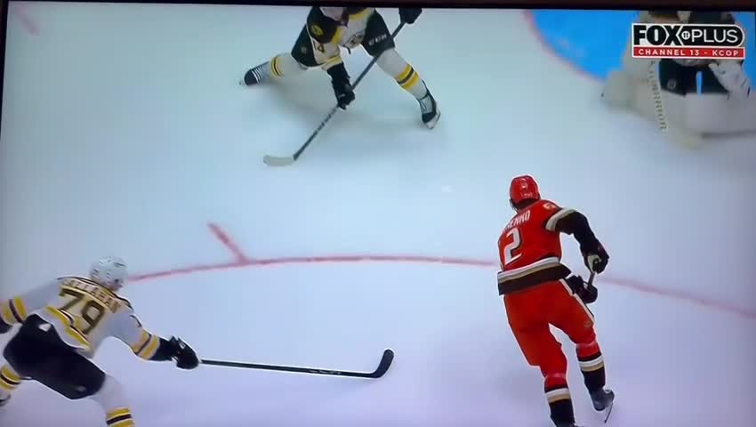 Callahan gets a Double Minor for cross check. Should this be a suspension?